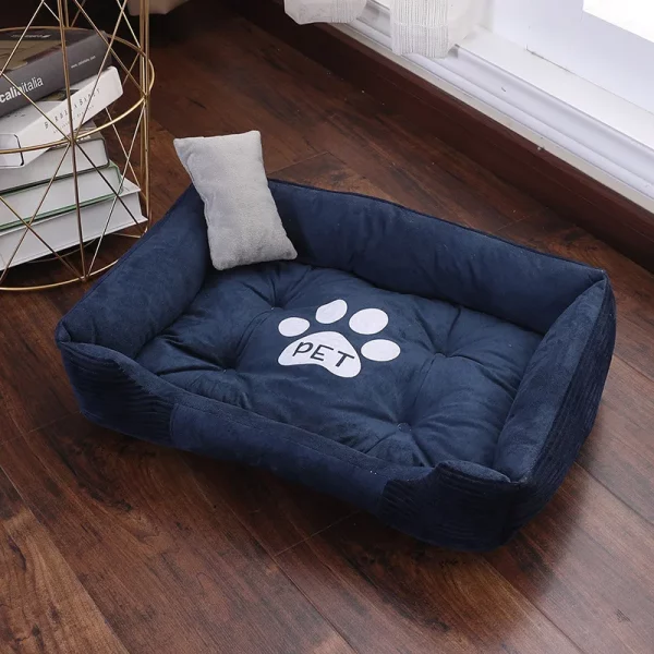 Dog bed bone shape