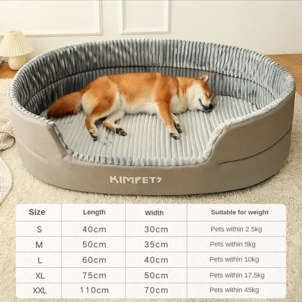 Dog bed double sided