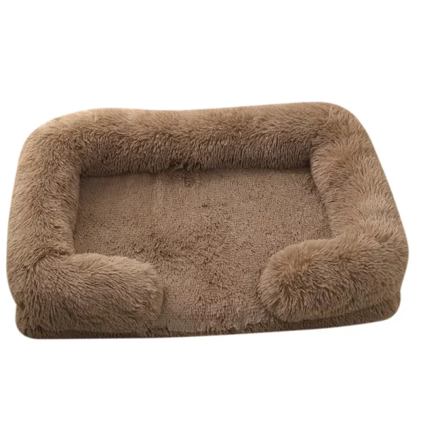 Dog bed plush sofa