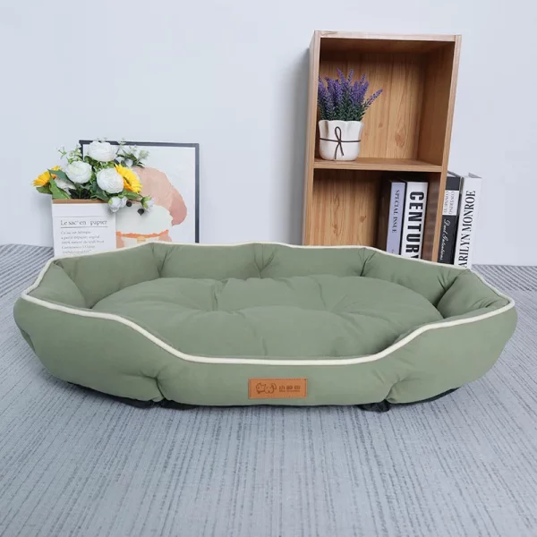 Dog bed suede velvet