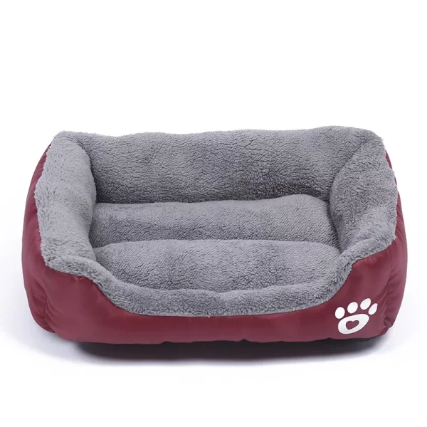 Dog bed plush square