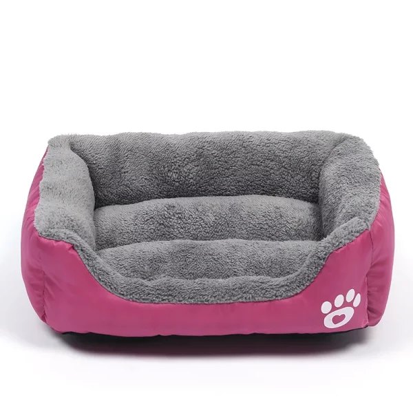 Dog bed plush square