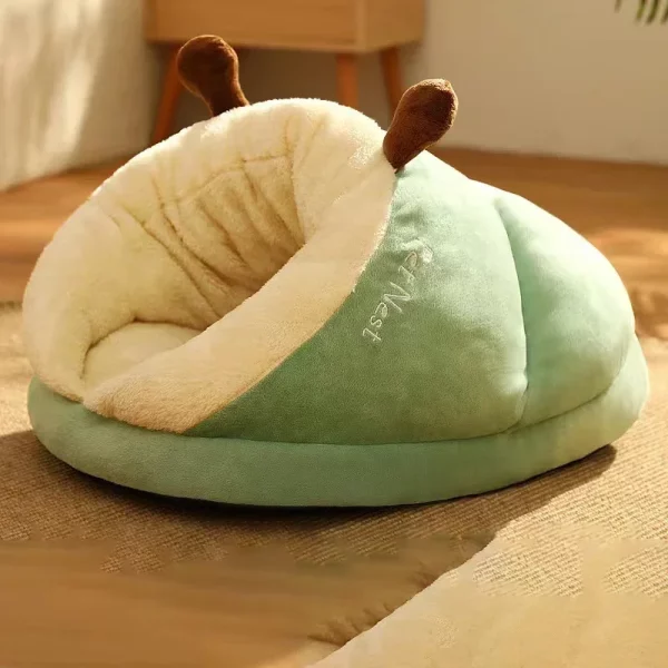 Dog bed slipper shape