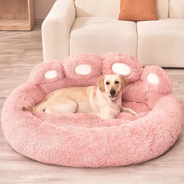 Dog bed paw shape