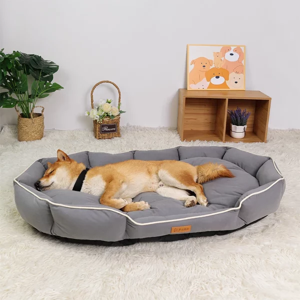 Dog bed suede