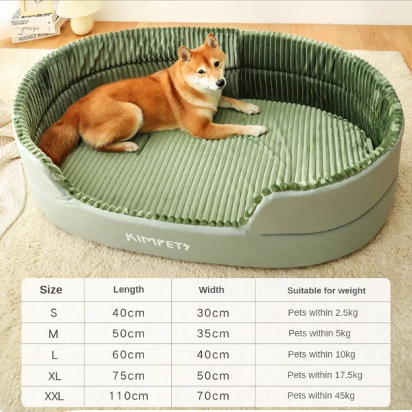 Dog bed double sided