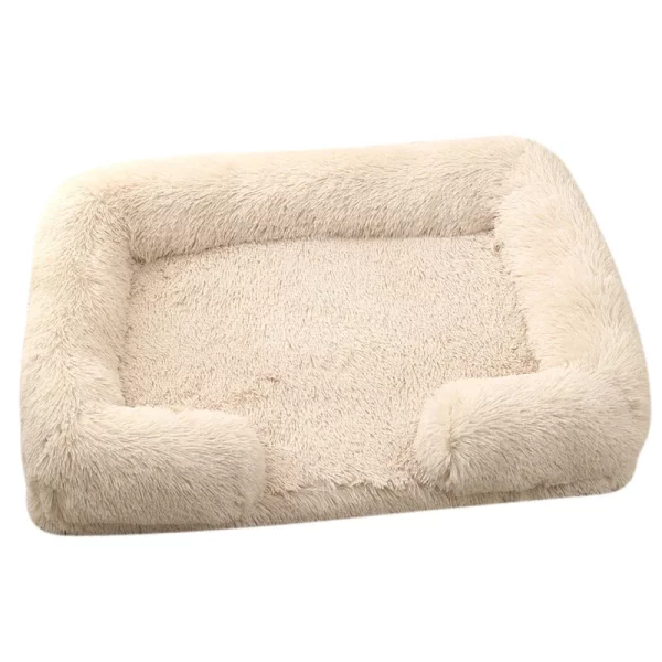 Dog bed plush sofa