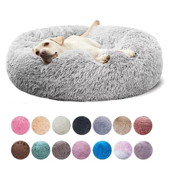 Dog bed donut shape