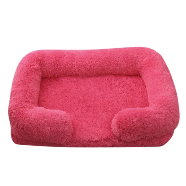 Dog bed plush sofa