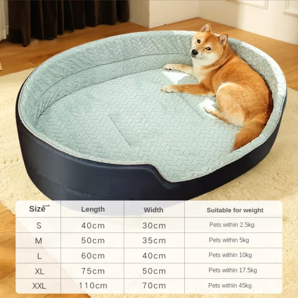 Dog bed double sided