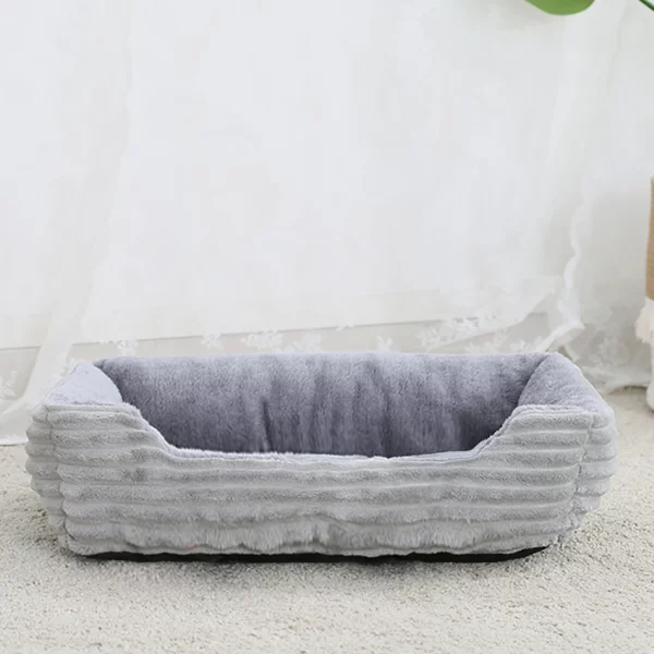 Dog bed square plush