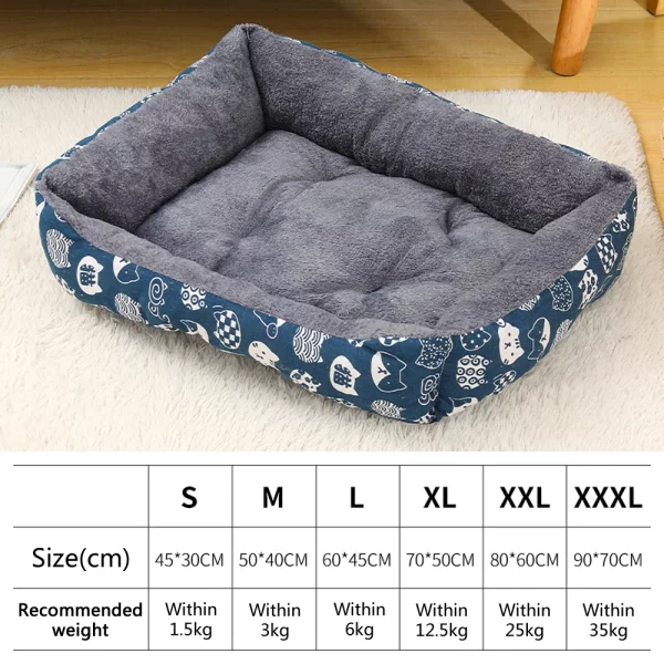 Dog bed waterproof bottom